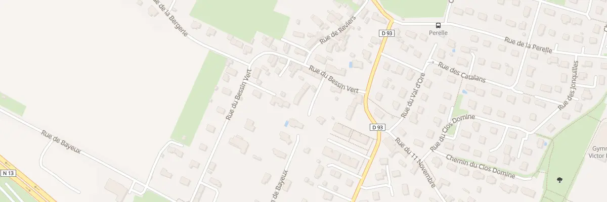 Plan du 28 Rue du Bessin Vert à Thue et Mue
