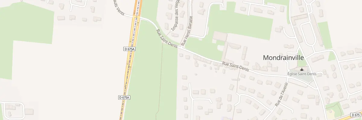 Plan du 37 Rue St Denis à Mondrainville