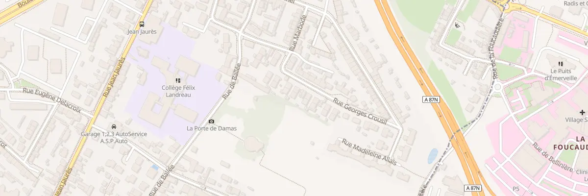 Plan du 34 Rue Georges Crouzil à Angers