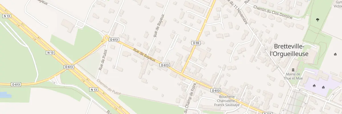 Plan du 44 Rue de Bayeux à Thue et Mue