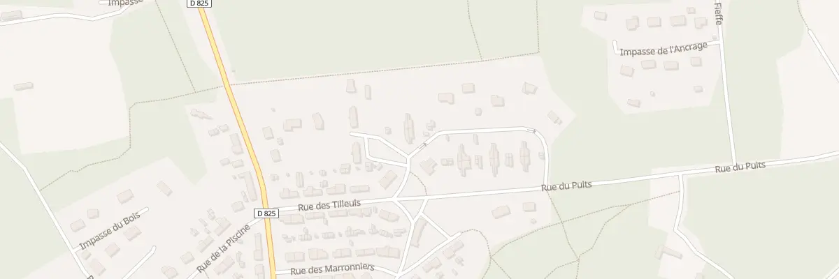 Plan du 3 Rue des Pins à La Ferrière-aux-Étangs