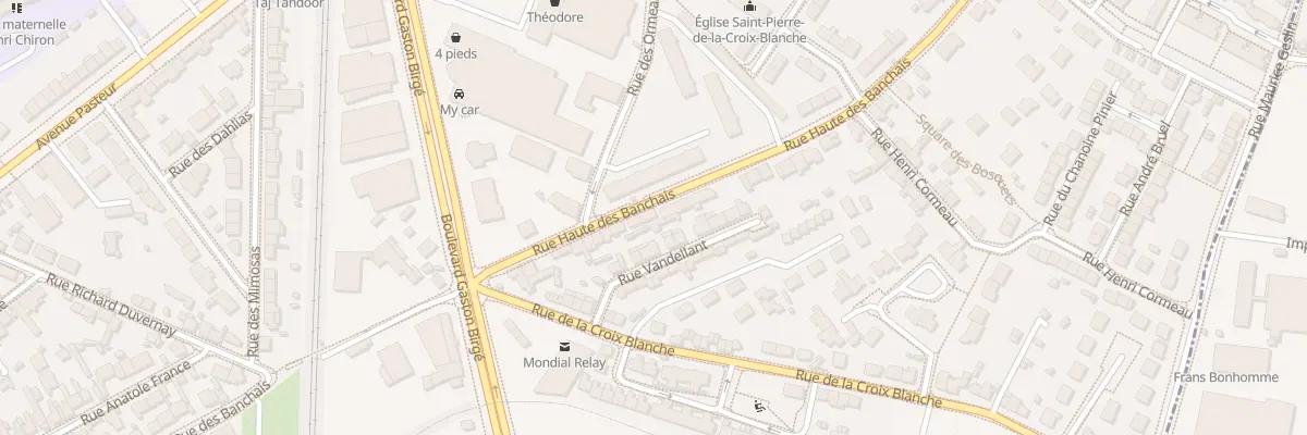 Plan du 238 Rue haute des Banchais à Angers