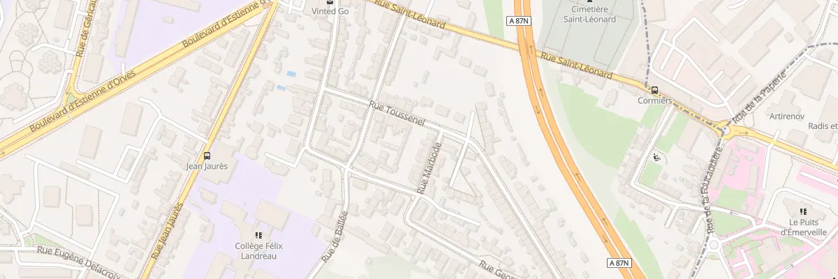 Plan du 4 Rue Marbode à Angers