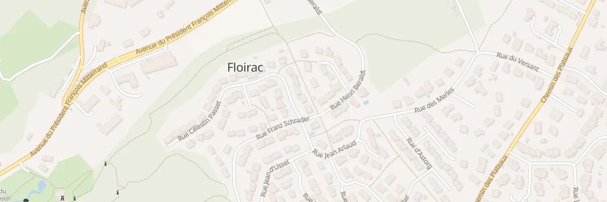 Plan du 4 Rue Celestin Passet à Floirac