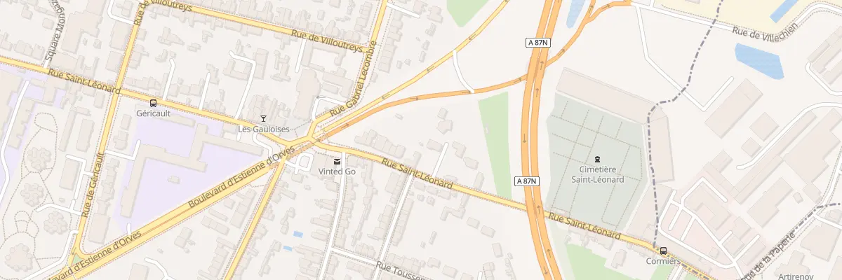 Plan du 389 Rue St Leonard à Angers