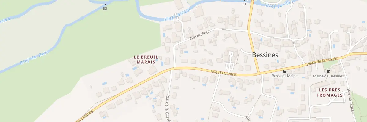 Plan du 32 Rue du Centre à Bessines