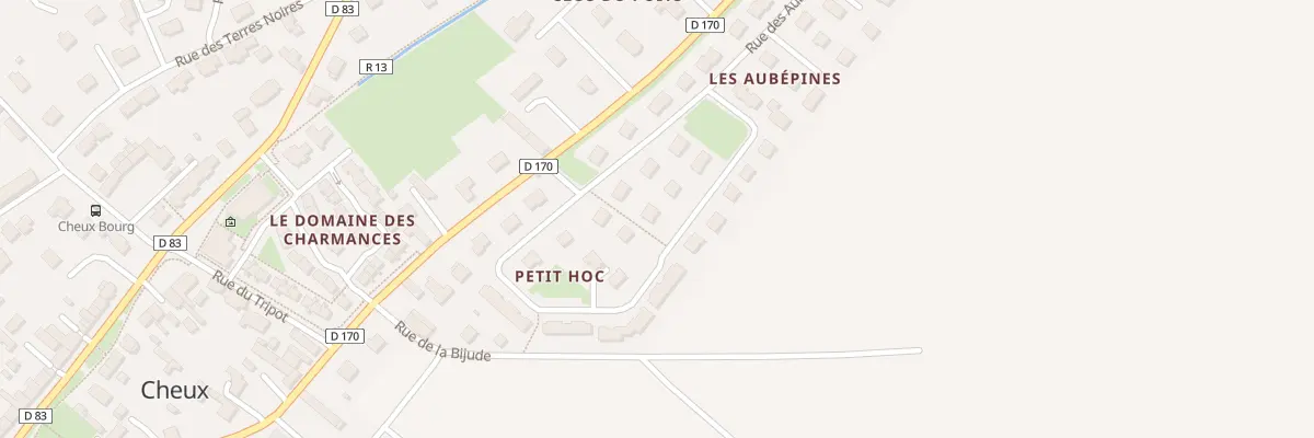 Plan du 14 Rue du Hoc à Thue et Mue