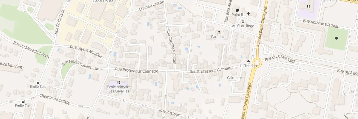 Plan du 114 Rue Camille Pelletan à Cenon