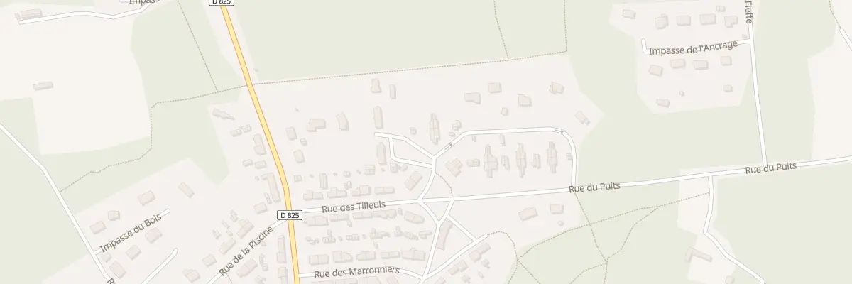 Plan du 1 Rue des Pins à La Ferrière-aux-Étangs