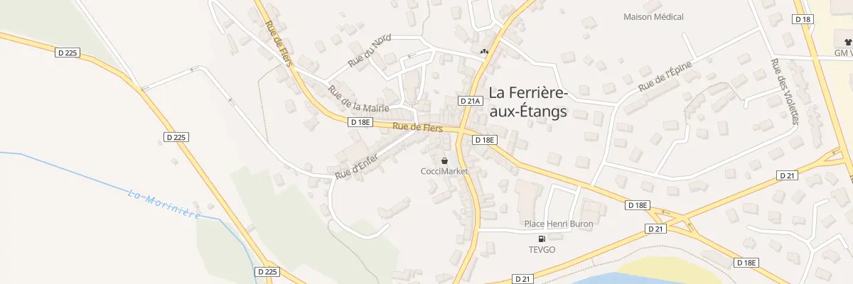 Plan du 7 Rue de Flers à La Ferrière-aux-Étangs