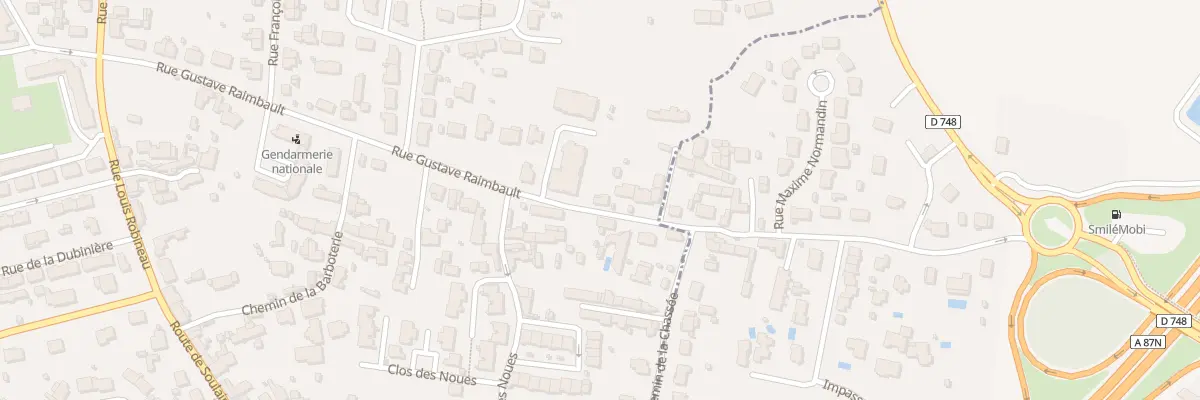 Plan du 9 Rue Gustave Raimbault à Mûrs-Erigné