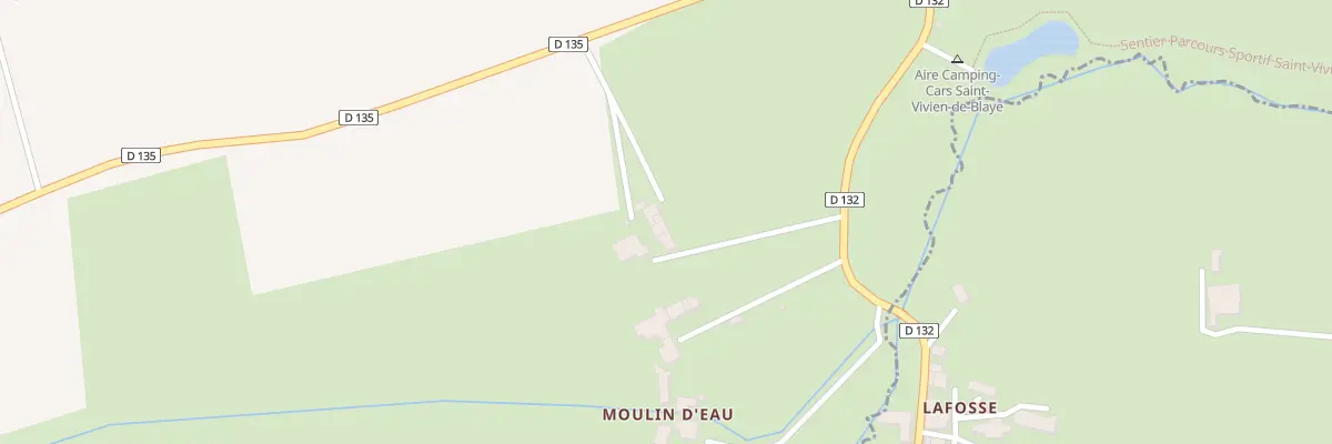 Plan du 132 Le Bourg à Saint-Vivien-de-Blaye