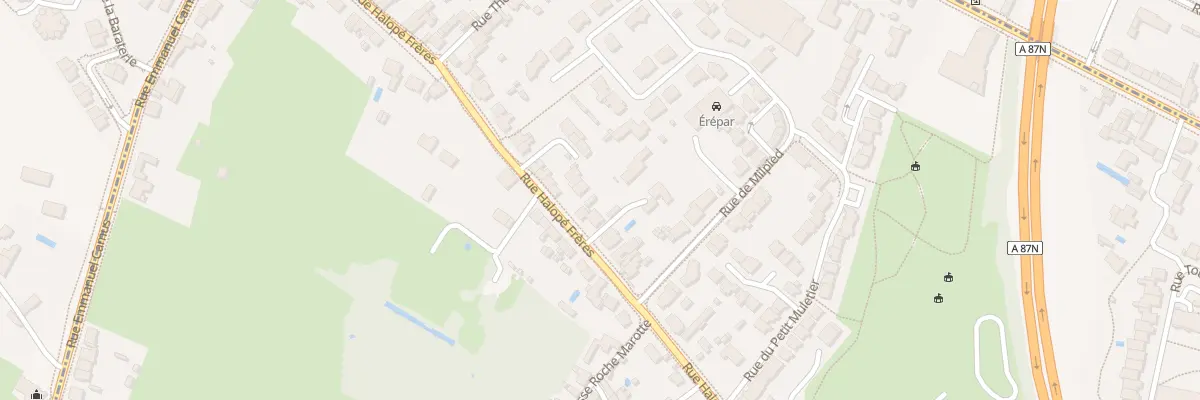 Plan du 36 Rue Halopé Frères aux Ponts-de-Cé