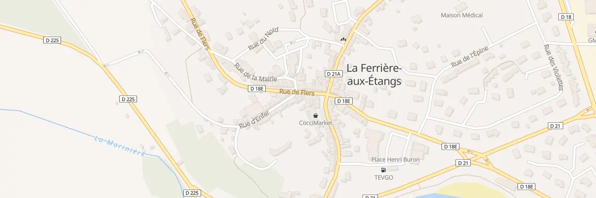 Plan du 9 Rue de Flers à La Ferrière-aux-Étangs