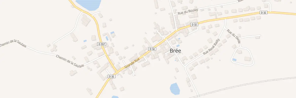 Plan du 9 Gr Grande Rue à Brée