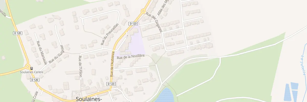 Plan du 5 All des Primevères à Soulaines-sur-Aubance