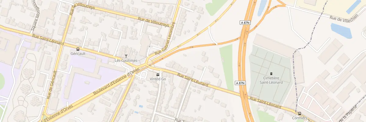 Plan du 381 Rue St Leonard à Angers
