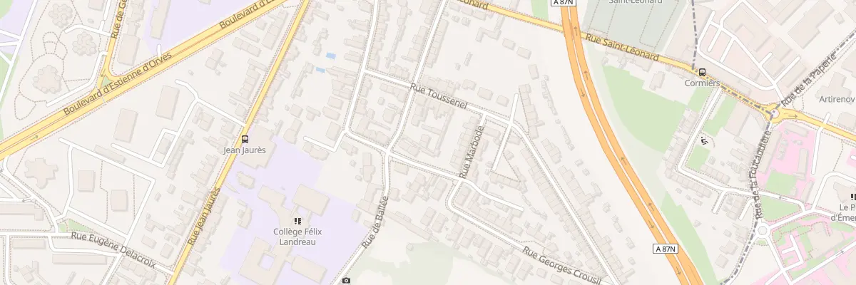 Plan du 17 Rue Le Loyer à Angers