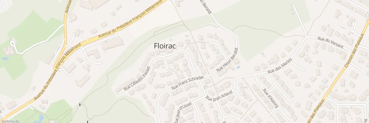 Plan du 5 Rue Celestin Passet à Floirac