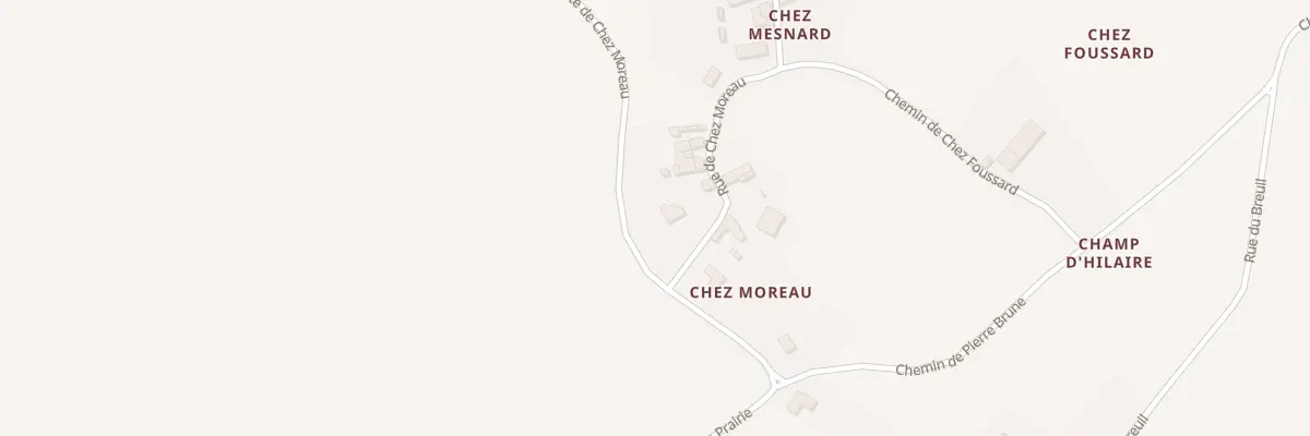 Plan du 1 Rue de Chez Moreau à Fléac-sur-Seugne