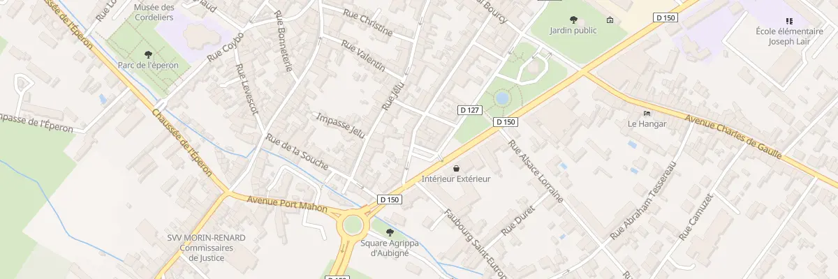 Plan du 1 Sq Jean Caillon à Saint-Jean-d’Angély