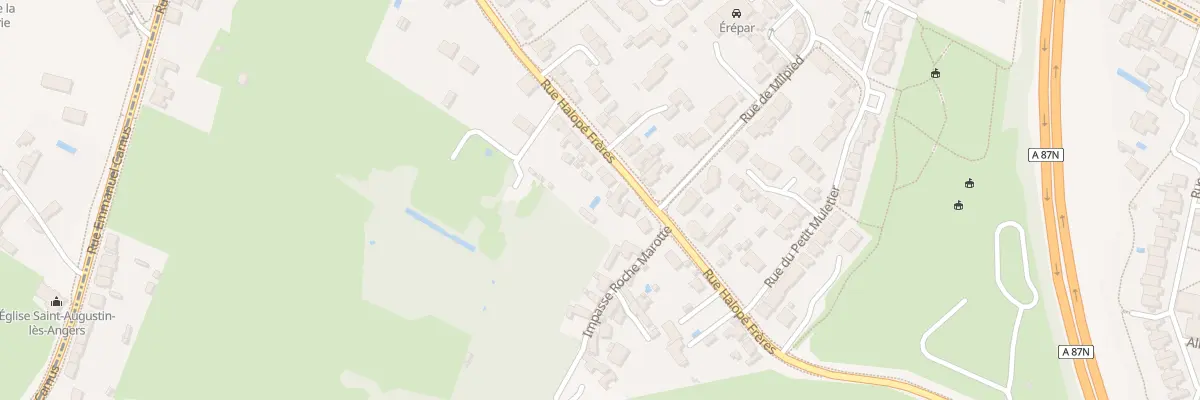 Plan du 23 Rue Halopé Frères aux Ponts-de-Cé