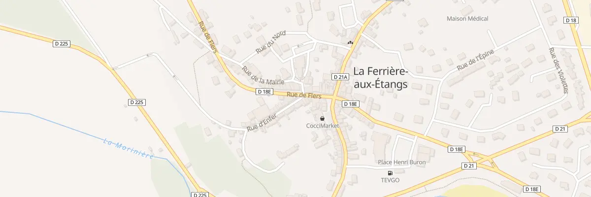 Plan du 11 Rue de Flers à La Ferrière-aux-Étangs