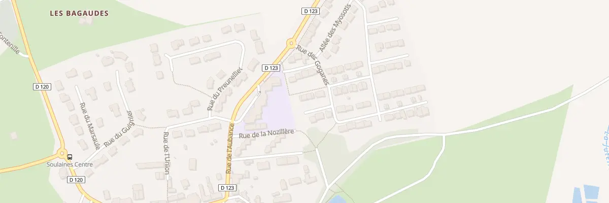 Plan du 6 All des Primevères à Soulaines-sur-Aubance