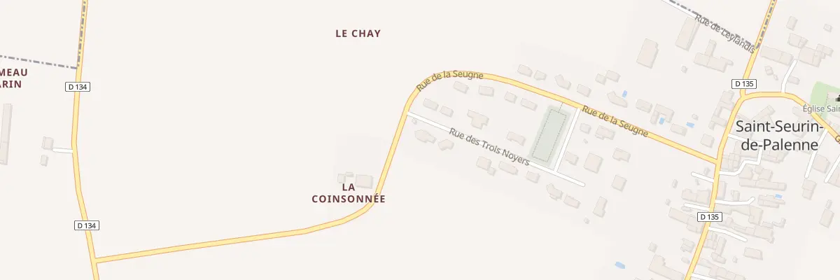 Plan du 7 Rue des Trois Noyers à Saint-Seurin-de-Palenne