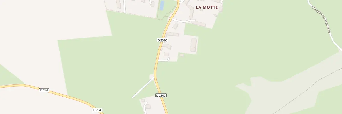 Plan du 10 Rue de la Motte Curcy sur Orne à Thury-Harcourt-le-Hom