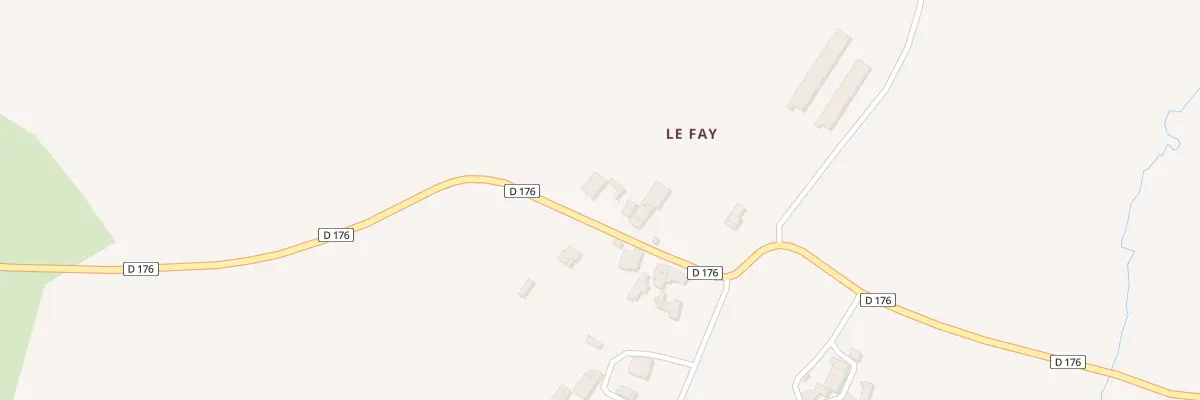 Plan du 5243 Le Fay à Largeasse