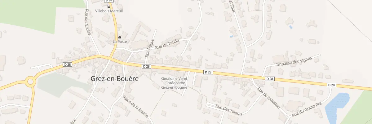 Plan du 33 Rue de la Libération à Grez-en-Bouère
