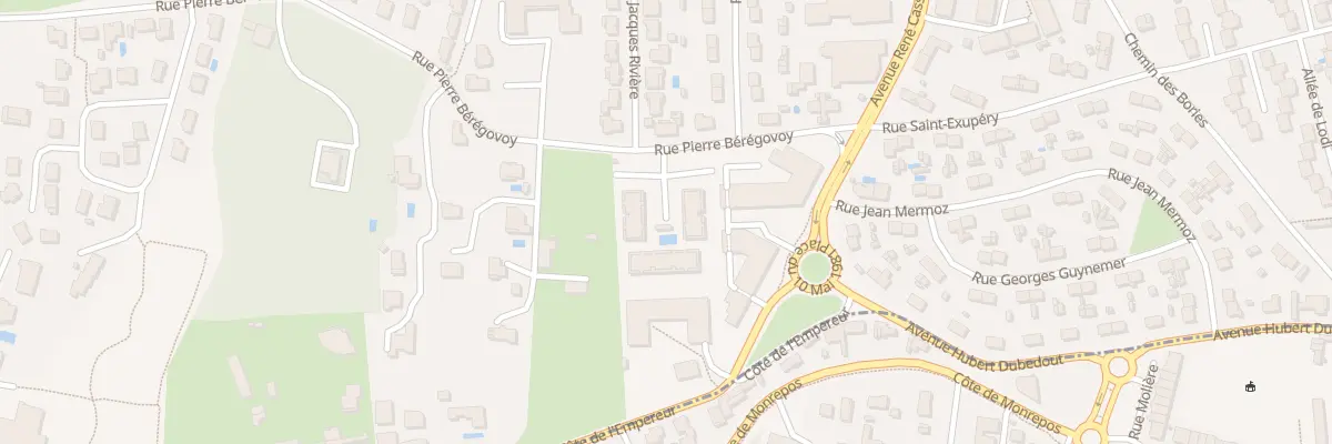 Plan du 8 Rue Pierre Bérégovoy à Cenon