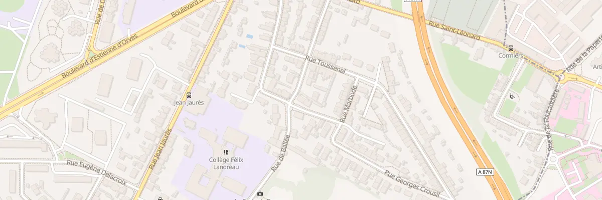 Plan du 1 Rue Georges Crouzil à Angers