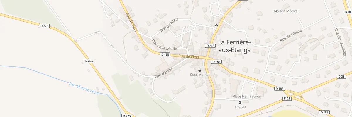 Plan du 15 Rue de Flers à La Ferrière-aux-Étangs