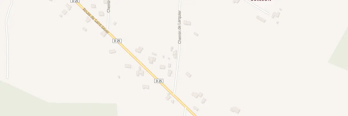 Plan du 105 Che de Larquier à Montsoué