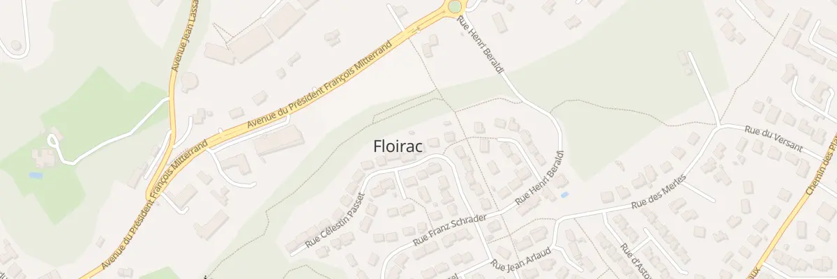 Plan du 16 Rue Celestin Passet à Floirac