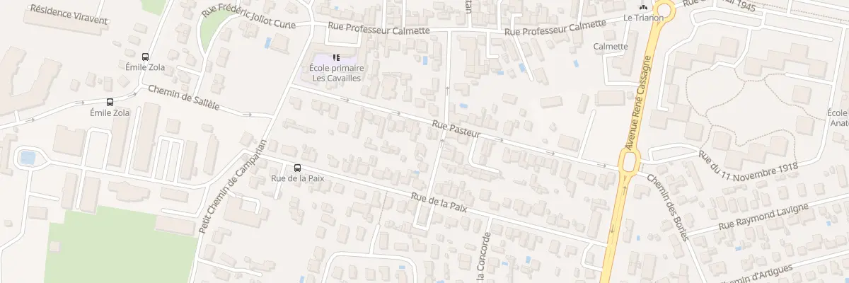Plan du 27 Rue Pasteur à Cenon