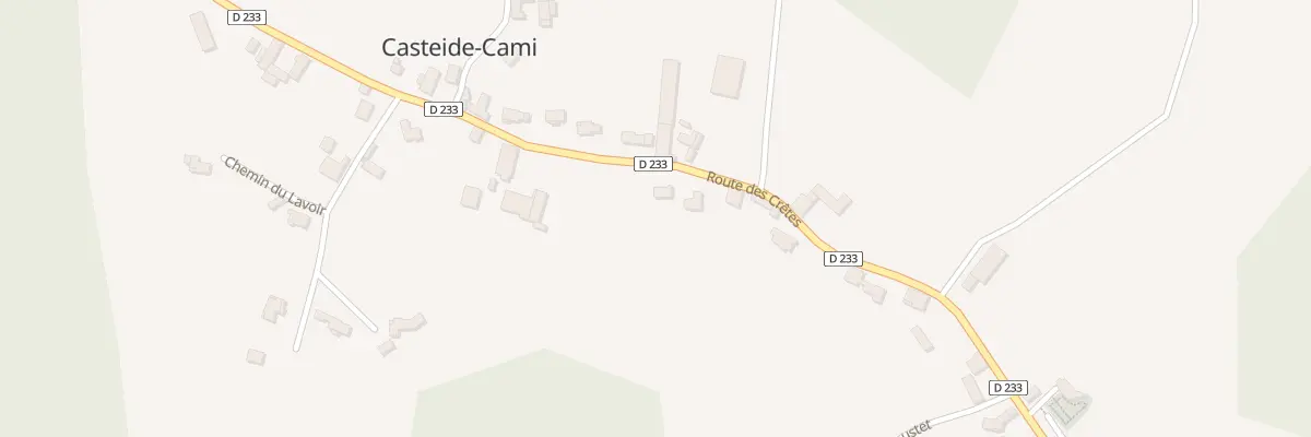 Plan du 1501 Rte des Cretes / D 233 à Casteide-Cami