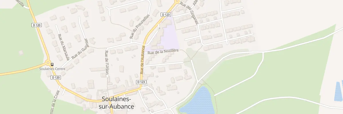 Plan du 3 Rue de la Nozillère à Soulaines-sur-Aubance