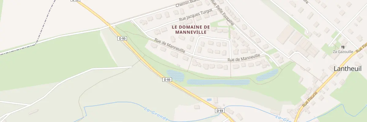 Plan du 8 Rue de Manneville à Ponts sur Seulles