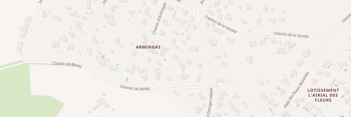 Plan du 14 Che d’Armingas à La Brède