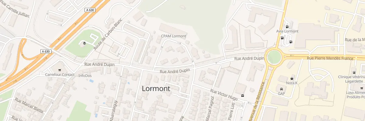 Plan du 30 Rue André Dupin à Lormont