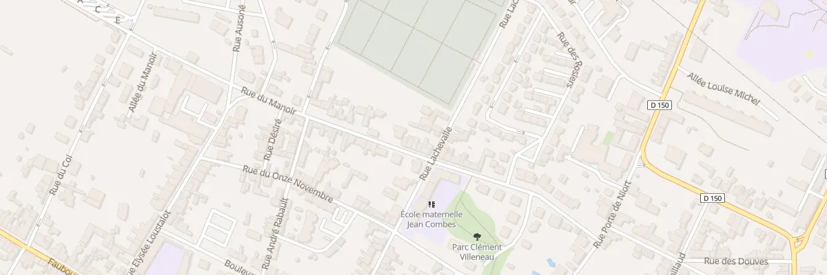 Plan du 40 Rue du Manoir à Saint-Jean-d’Angély