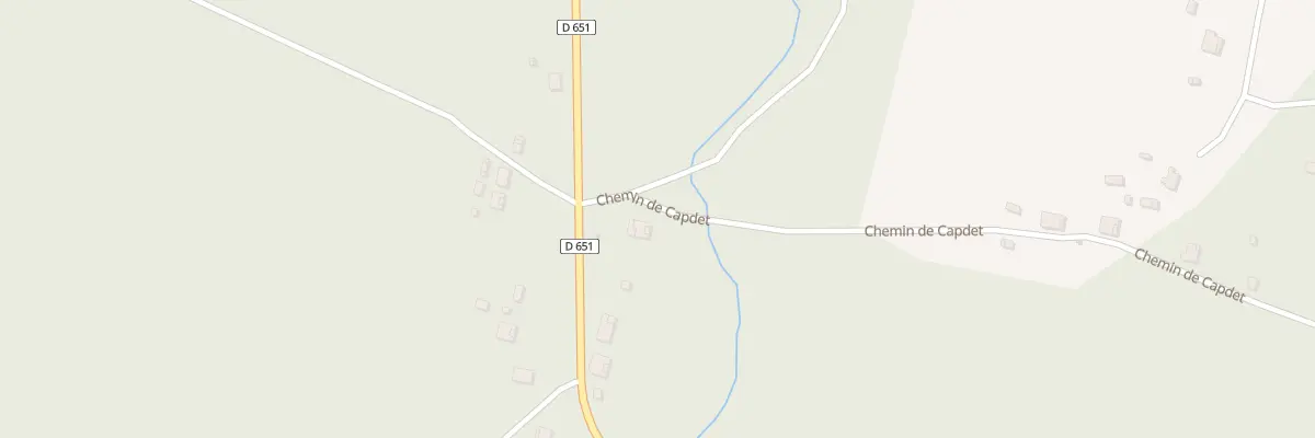 Plan du 523 Rte de Labrit à Luxey
