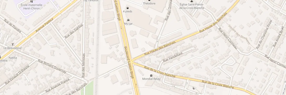 Plan du 203 Rue haute des Banchais à Angers