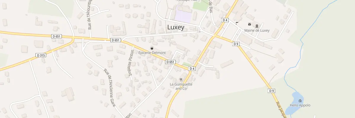 Plan du 54 Rue de la Poste à Luxey