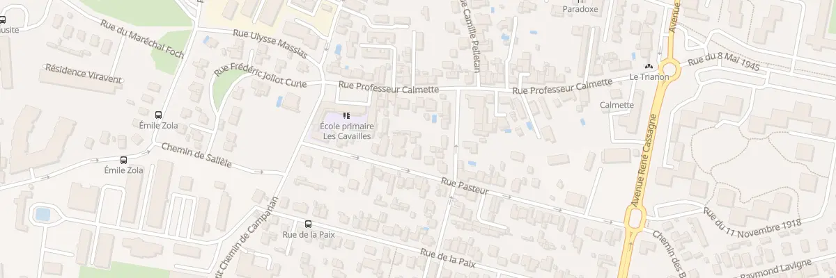 Plan du 16 Rue Pasteur à Cenon