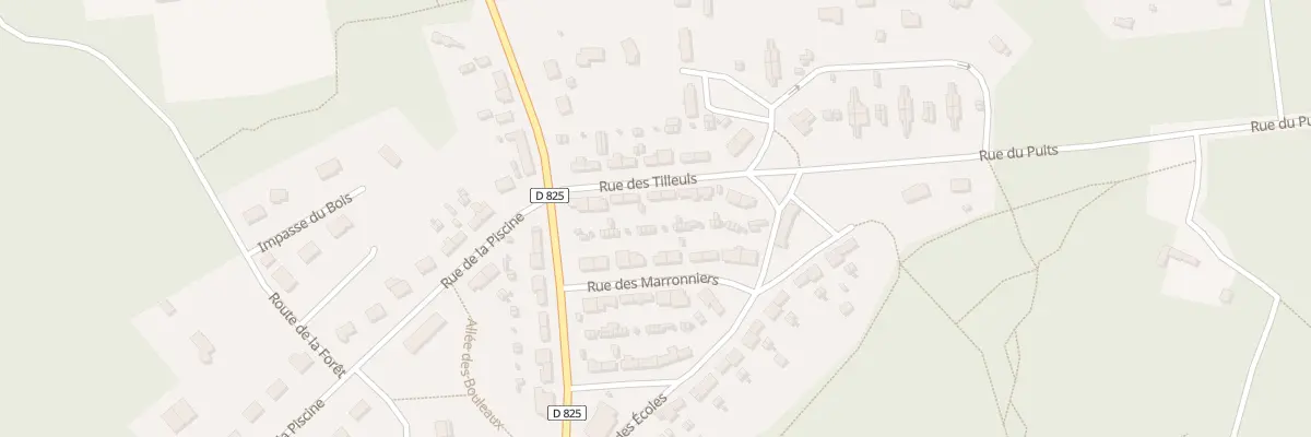 Plan du 10 Rue des Tilleuls à La Ferrière-aux-Étangs