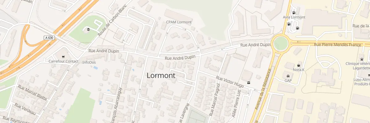 Plan du 39 Rue André Dupin à Lormont